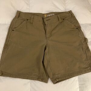 Carhartt Tan Cargo Shorts Classic Design Women’s